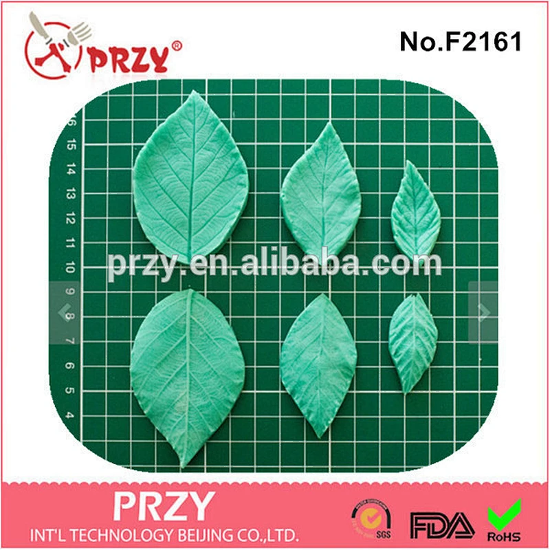 F2161 PRZY Raspberry Leaf silicone cake mold for cake decorating