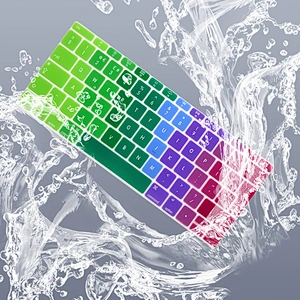 Rainbow Keyboard Cover English Laptop Keyboard Skin keyboard protector for MacBook Pro 13