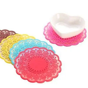 PVC colorful original drying Cute Drink mats