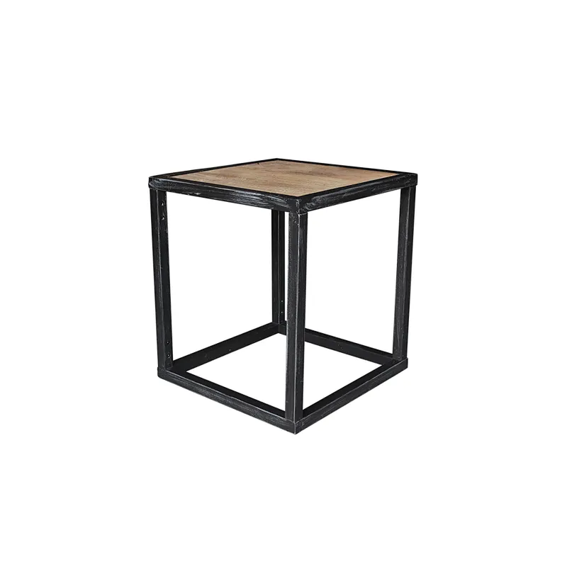 Solid wood industrial furniture living roon stool
