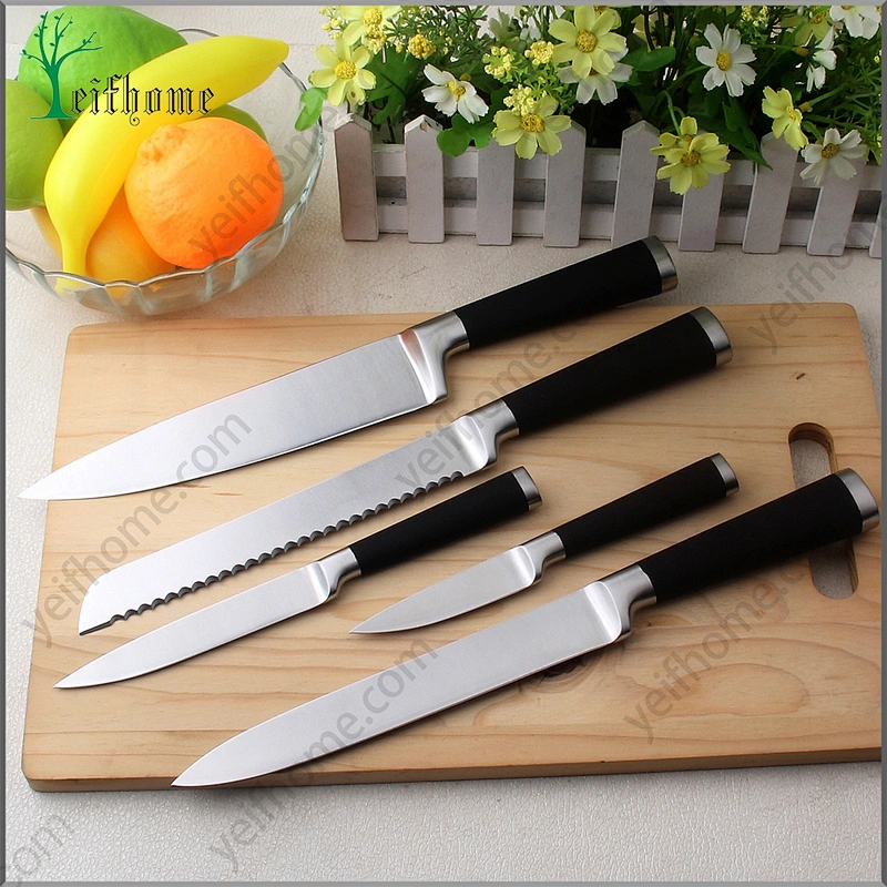 2017 Hot sale stainless steel 5pcs kitchen knife set