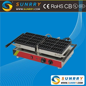 Electric waffle maker custom plate industrial waffle baking machines