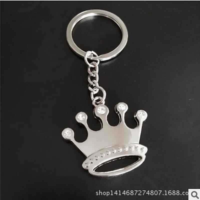 Wholesale New Hot Bulk Sale Key Ring Custom Crown Shaped  Keychain