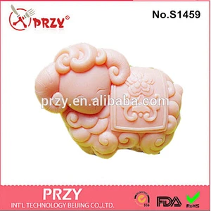 animal sheep handmade silicone soap mold
