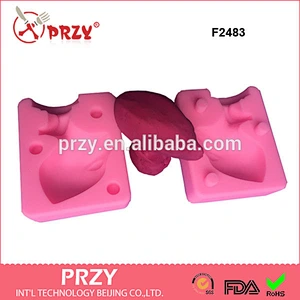 F2483 alien shape chocolate mould,fondant mold 3d silicon mould,3d silicone soap molds