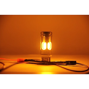 Wholesale T20 automotive led car lamp 2020 Canbus 24smd 7440 7443 turn brake light with 2 year warranty