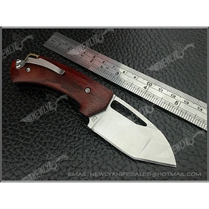 Rosewood Handle Hunting Knife D2 Knife Folding Pocket Knife