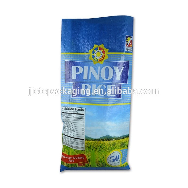 long grain rice plastic pp woven bag 25kg made in China