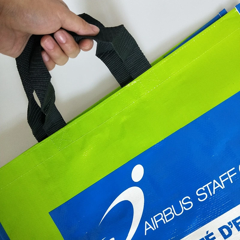 Wholesale customized stand up pp non woven shopping bag