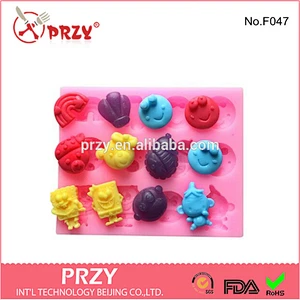 decorative silicone chocolate mold / silicone molds cake modelling tools