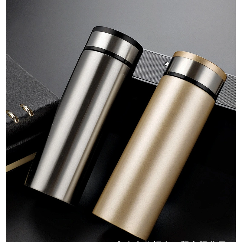 Free Customized LOGO 400 ML 304 Stainless Steel Vacuum Cups Travel Mugs Water Bottle