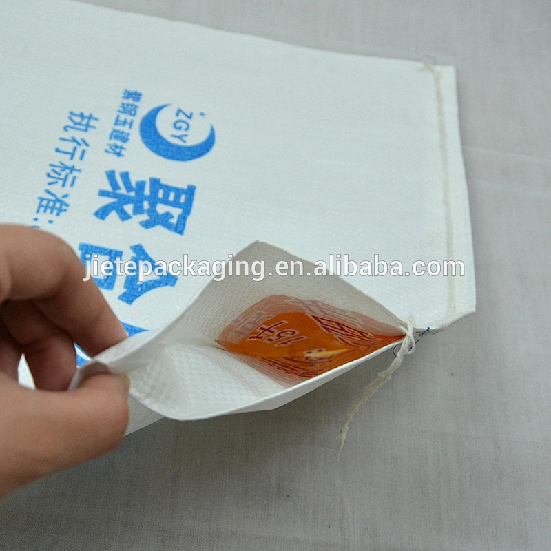 Cheap pp woven cement,tile adhesive packaging bag moistrure proof white plastic sack with valve