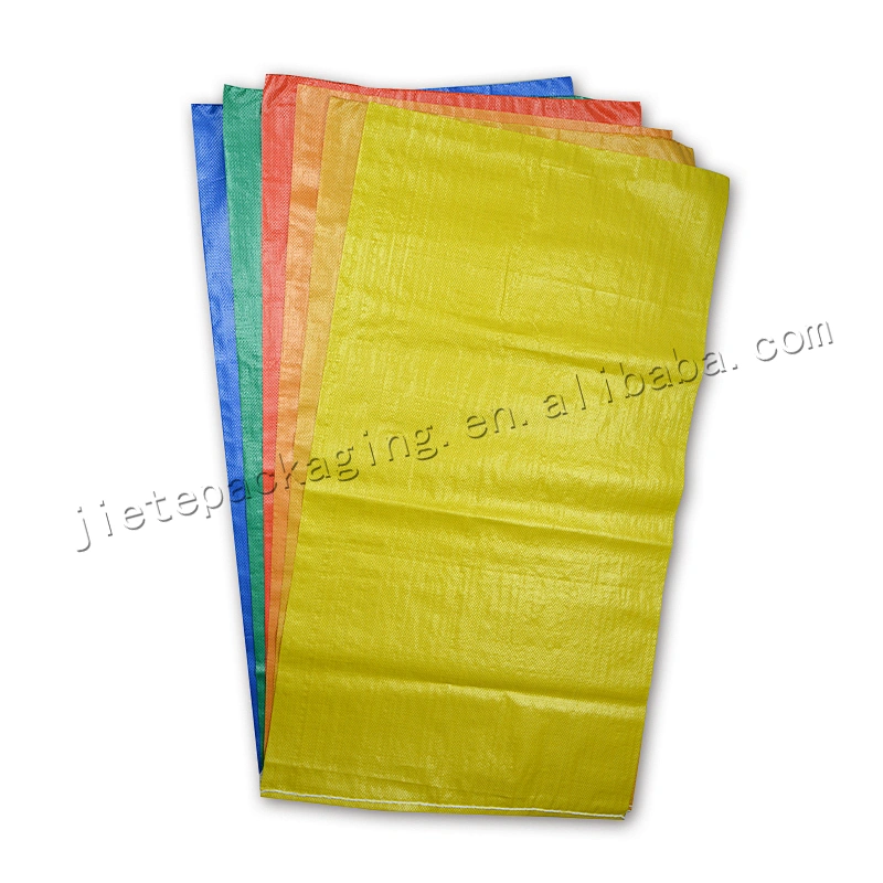 Cheap construction use green plastic pp woven bag for sand, cement,industrial refuse