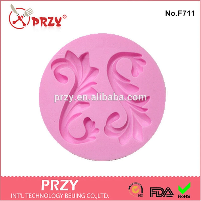 Cake decorating siliocne lace mold , decorative silicone lace mold for cake