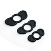 Canwin 100% Silicone delay lasting penis rings flexible soft ejaculation Cock ring 3 Different Size