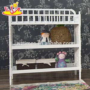 2018 Best sale safety wooden baby changing station with hihg quality W08C116A