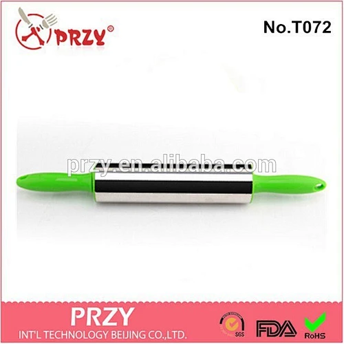 stainless steel cake decorating rolling pin