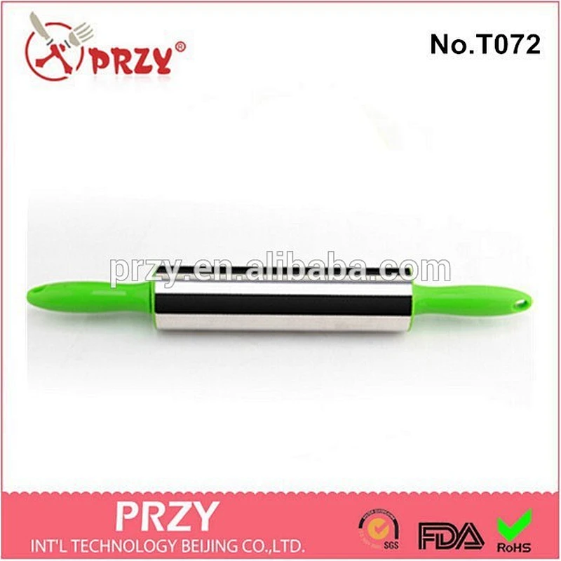 stainless steel cake decorating rolling pin