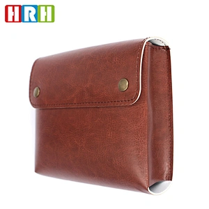 soft PU leather case portable Protective laptop bag pouch for power bank bag pc case china