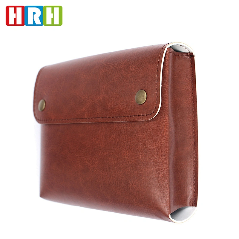 soft PU leather case portable Protective laptop bag pouch for power bank bag pc case china