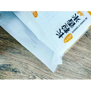 Guaranteed quality 100% virgin laminated transparent plastic pp woven tubular rice bag