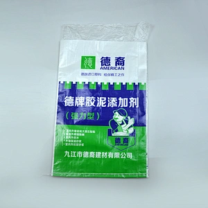 10kg Pp woven bag with lining wire for cement putty powder packing