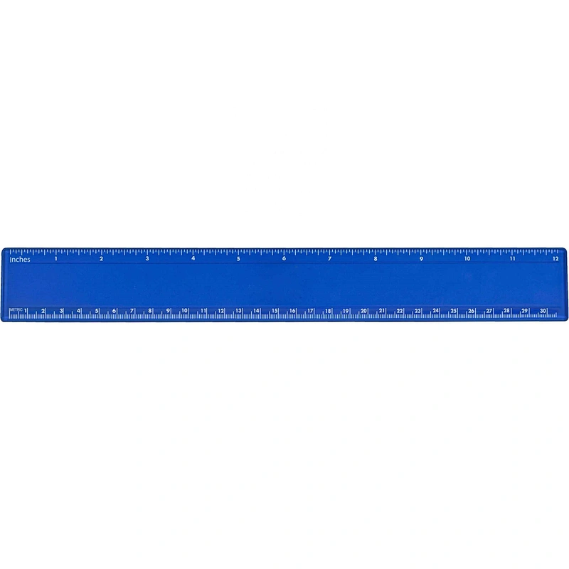 Promotional Business 12 inches Plastic Recycled Ruler