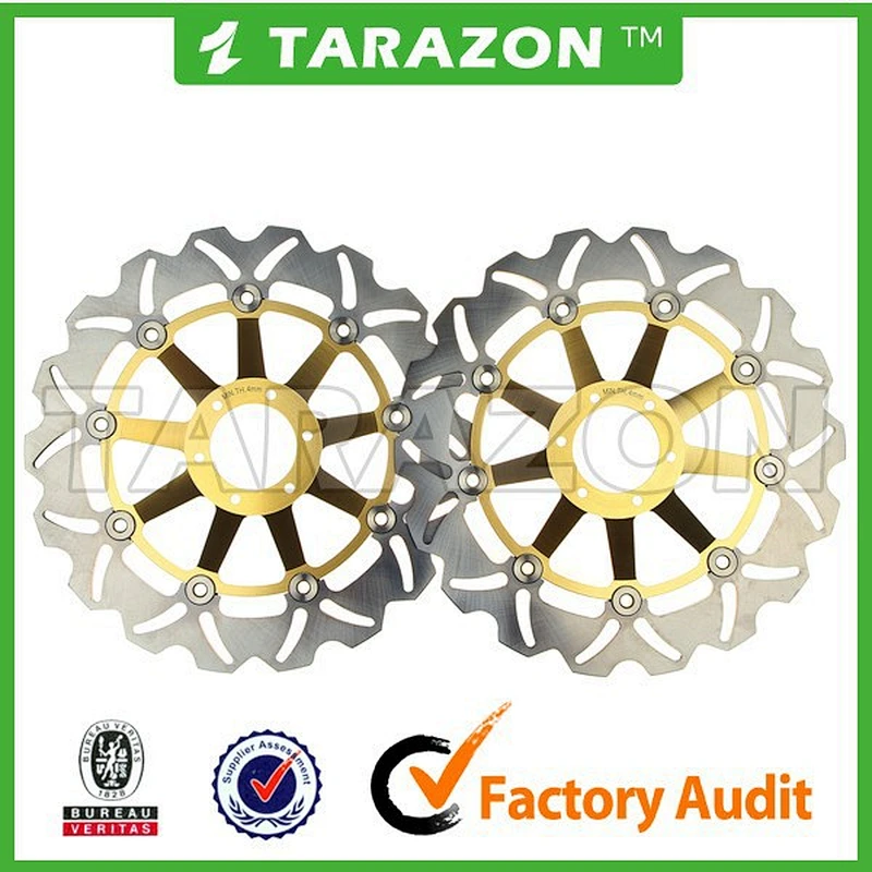 Stainless Steel Motorcycle wave front floating Brake Disc Rotors for Honda CB 600 F Hornet