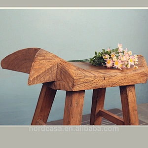 chinese fish shape wood stool