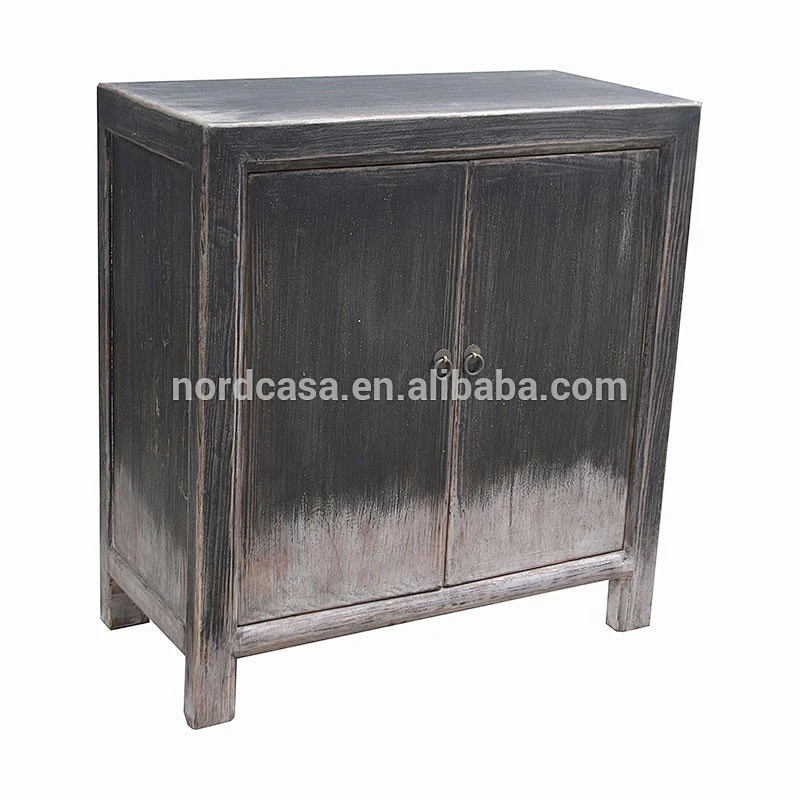 chinese antique black cabinet made in recycled wood