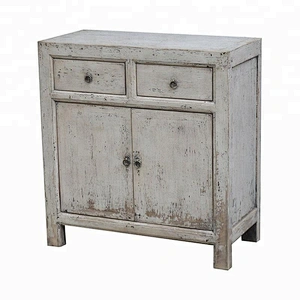 chinese antique distressed rustic shabby chic storage buffet furniture