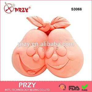 S3066 pear Silicone Custom-made Carton Cake Mould, Silicone Mold for Soap