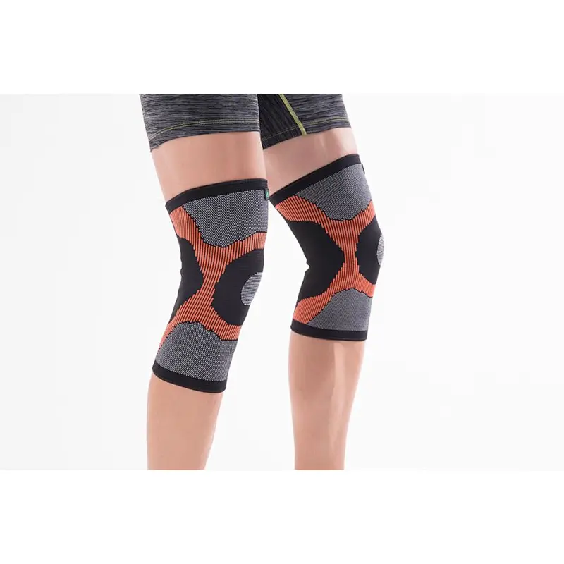 Ebay & Amazon Nylon Hot Selling Knitted Running Knee Support for Men