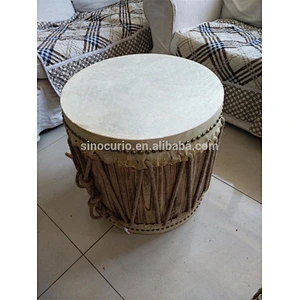 Chinese antique wood drum stool whole drum set for home decor & accessory