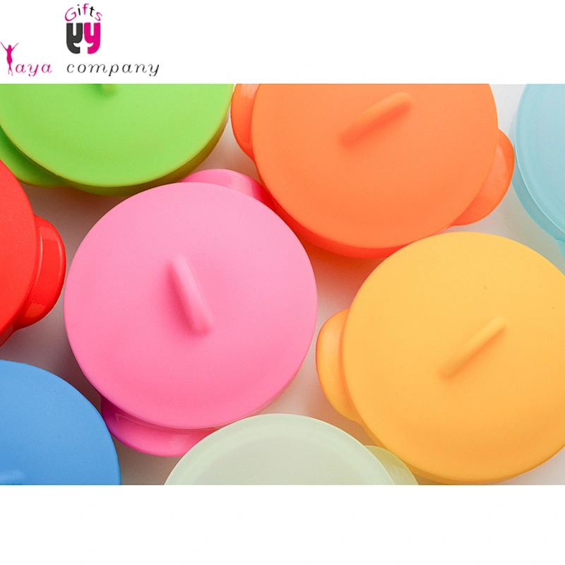 Kitchen Accessory Tool Eco-friendly Silicone Noodles Salad Bowl With Lids