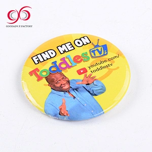 GOODADV blank pin badge buttons for promotional blank pin badge button supplies