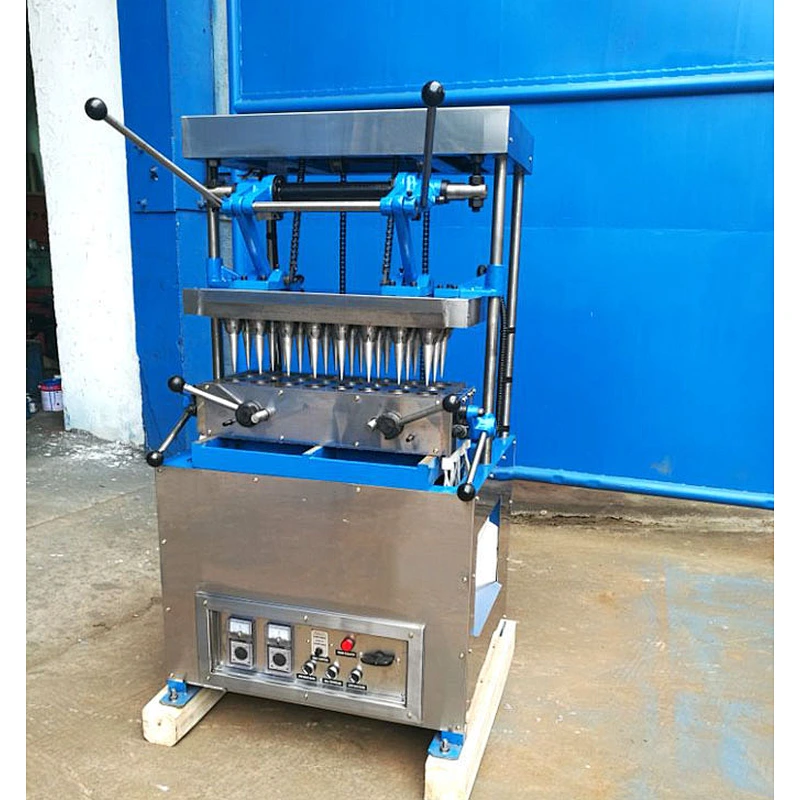 Commercial Stainless Steel Pizza Cone Maker and Soft Ice Cream Cone Machine
