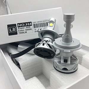 Auto parts L8 7000lm XHP70 headlight h4 led lights for wholesale