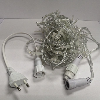 100Leds Christmas Decoration Warm White Flexible Fairy String Light Plug In With EU US Adapter