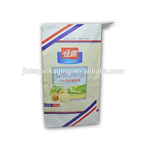 food grade 15kg 25kg 50kg potato starch, flour paper bags with valve port for wholesale