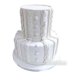 S9061 Silicone molds Christmas Series fondant Cake Silicone Mold Winter sweater Woolen knit pattern moulds for cake decorations