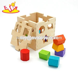 Wholesale new fashion multifunction wooden developmental toy for baby gift W12D082