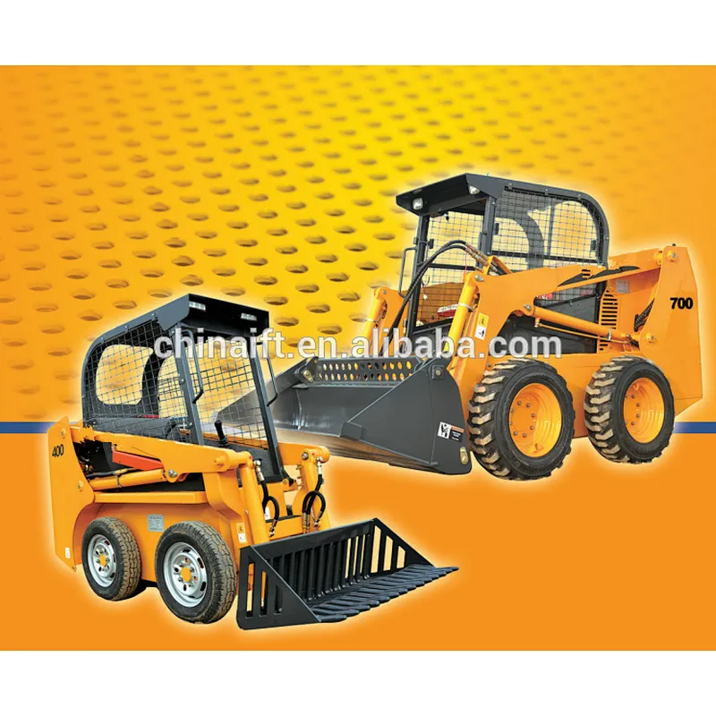 Cheap track skid steer loader for construction machinery
