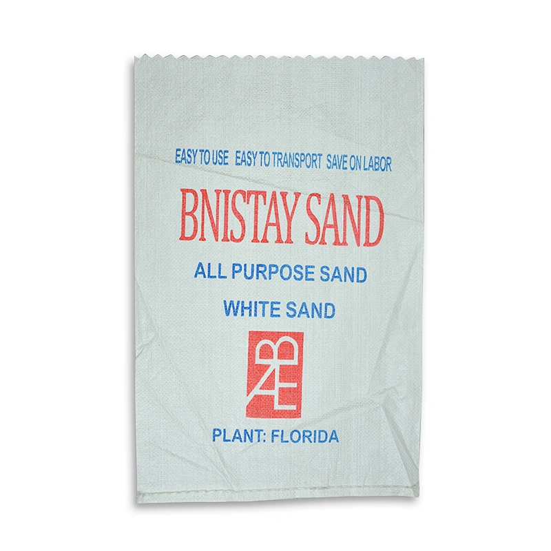 Polypropylene woven valve sack, bag with sand,military sand bag
