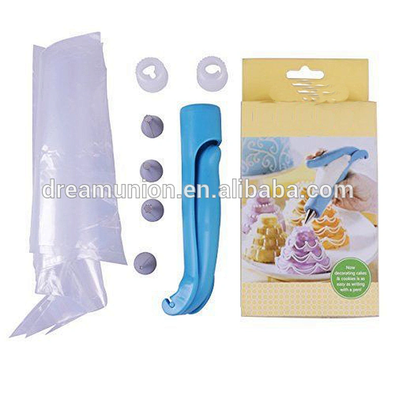 Cake Decorating Pen Tool Kit Pastry Bag DIY Deco Tools Icing Piping Bags Bake