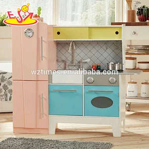 Neues heißes Vorschulspielminiatur-Holzküchen-Spielzeugset für Kinder W10C327