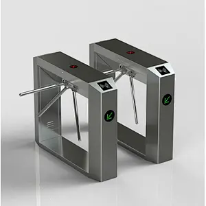 304 Stainless Steel Cabinet & Top Waist High Tripod Turnstile