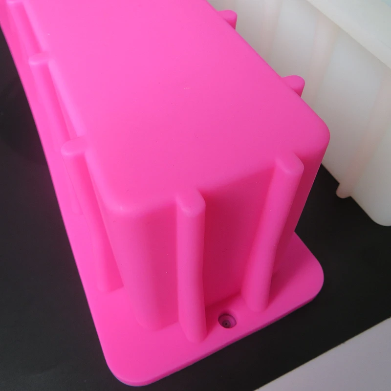 Custom made 12 inch handmade tall and skinny rectangle soap silicone loaf soap toast mould