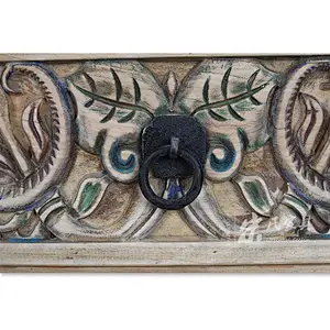 Chinese Antique Carved Wood Altar Console Table