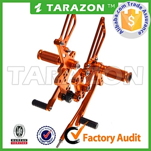 CNC Adjustable Motorcycle Rear sets Foot peg Rear Set For Suzuki